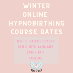 WINTER 2023/24 – Online hypnobirthing course