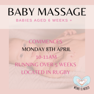 APRIL – Baby Massage Course