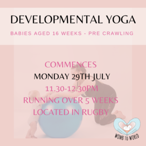 July – Developmental Baby Yoga